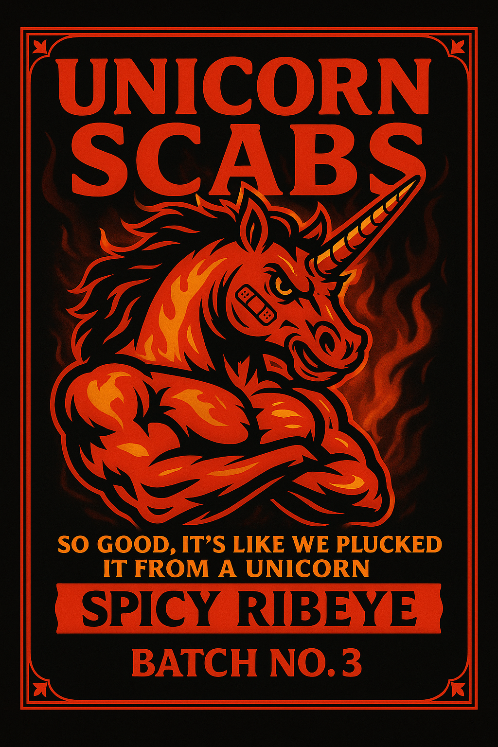 SPICY RIBEYE Unicorn Scab Official Drop Batch #3